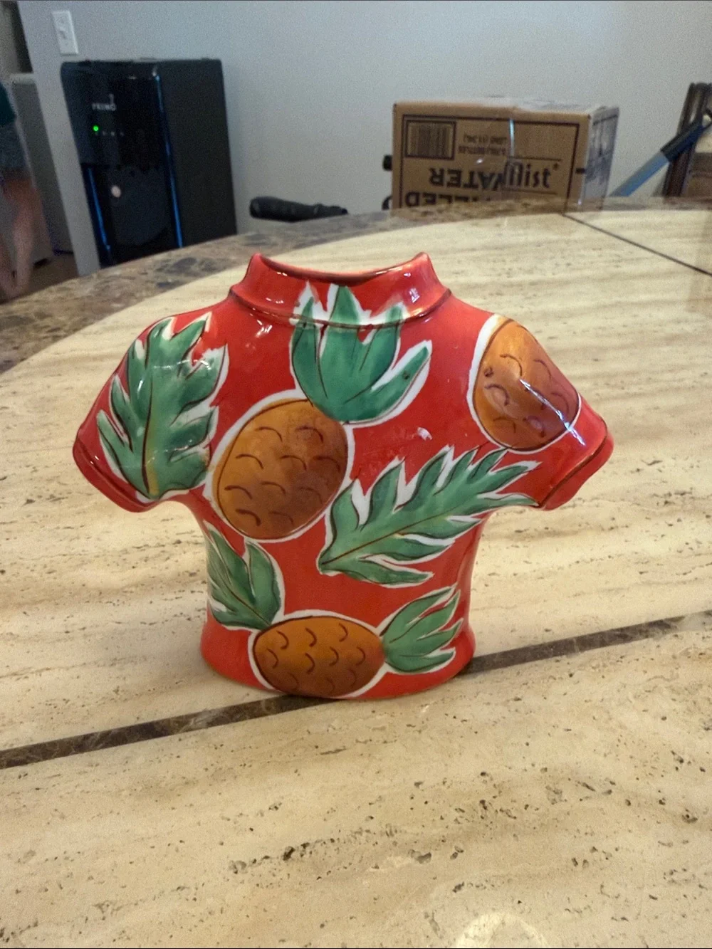 Vintage clay art salt and pepper